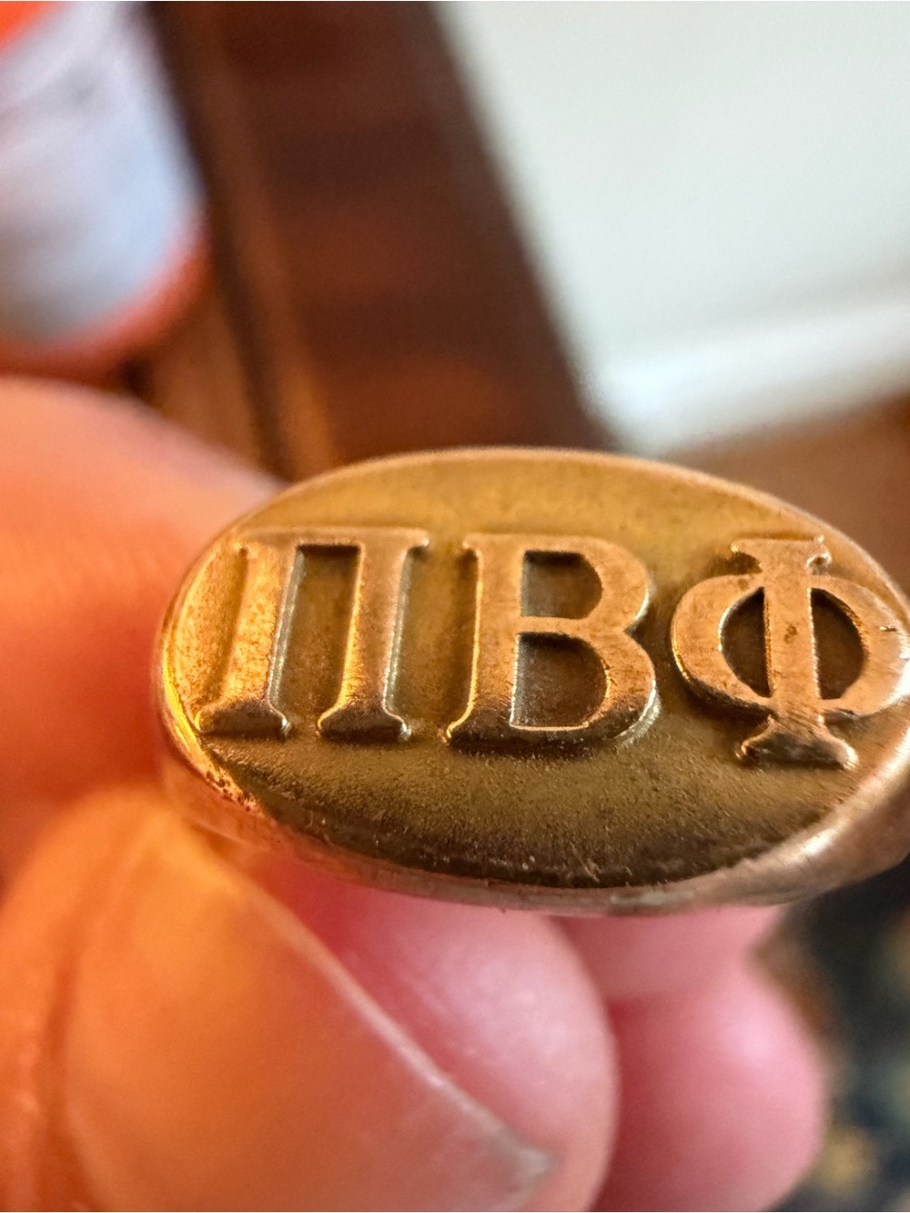 Vintage 10K Gold Phi Betta Kappa Greek Ring